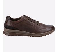Hush Puppies José Hombre Memoria Espuma Clásico Casual Moda con Cordones Marrón