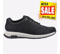 Hush Puppies Joseph Zapatos Casual De Cuero Para Hombre Con MEMORY FOAM Negros