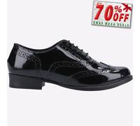 Hush Puppies Kada Mayor Niña Escuela Zapato Mujer Zapatos Oxford Elegante Negro