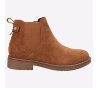Hush Puppies Maddy Espuma Viscoelástica Cuero Mujer Botines Chelsea Marrón