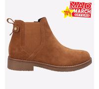Hush Puppies Maddy Espuma Viscoelástica Cuero Mujer Botines Chelsea Marrón