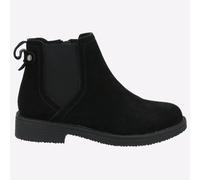 Hush Puppies Maddy Espuma Viscoelástica de Ante Mujer Chelsea Botas Negras