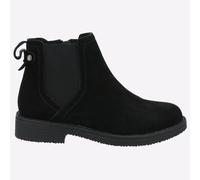 Hush Puppies Maddy Espuma Viscoelástica de Ante Mujer Chelsea Botas Negras
