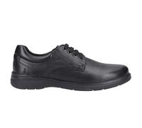 Hush Puppies Marco Clásico Cuero con Cordones Estilo Informal Hombre Negra