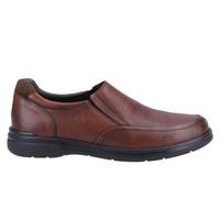 Hush Puppies Matthew, Zapatos clásicos sin Cordones para Hombre, Brown, 44 EU