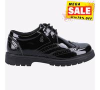 Hush Puppies Mayor Sally Formal Brogue Charol Zapatos de Colegio Niñas Junior