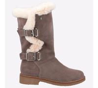 Hush Puppies Megan Dama Medio Espuma Viscoelástica Resistente Al Agua Botas Gris