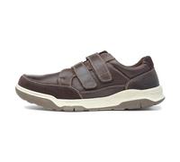 Hush Puppies Men's Fabian Double Strap Sneaker, Brown, 46-47 EU