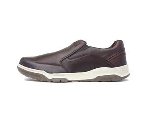 Hush Puppies Men's Fletcher Moccasin, café, 46-47 EU