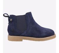 Hush Puppies Mini Maddy Júnior Infantil Niña Moda Ante Botas Casual Azul Marino