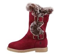Hush Puppies Mini Megan, Botas de Moda Mujer, Burgundy, 49 EU