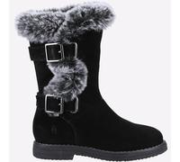 Hush Puppies Mini Megan Júnior Infantil Invierno Moda Memoria Espuma Botas Negro