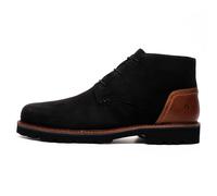 Hush Puppies Botas Chukka Moore – Cuero nobuck para hombre – Negro