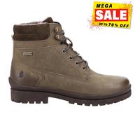 Hush Puppies Mujer Annay Impermeable Media Caña Botas Verde Caqui