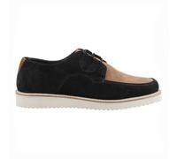 Hush Puppies Orion Mens MEMORY FOAM Zapatos Suede Casual Confort Negro
