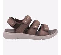 Hush Puppies Raul Toque Cierre Amortiguador Comodidad Espuma Sandalias Marrón