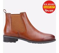 Hush Puppies Sammie Mujer de Piel Espuma Viscoelástica Botines Chelsea Marrón
