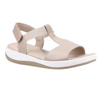 Hush Puppies Sandalias de Cuero Sylvie Tira Adhesiva de Cierre para (FS8919)