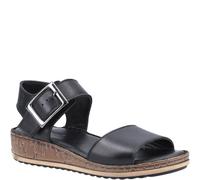 Hush Puppies Sandalias de Cuña de Cuero Ellie Hebilla con Correa para (FS8070)