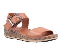 Hush Puppies - Sandalias de Cuña de Cuero Ellie Hebilla con Correa para Mujer
