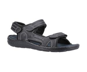 Hush Puppies Sandalias de verano para hombre Alistair, Black, 43.5 EU