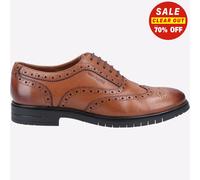 Hush Puppies Santiago Hombre Zapato Oxford Formal Elegante Memoria Espuma Marrón