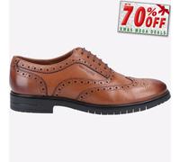 Hush Puppies Santiago Hombre Zapato Oxford Formal Elegante Memoria Espuma Marrón