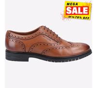 Hush Puppies Santiago Hombre Zapato Oxford Formal Elegante Memoria Espuma Marrón