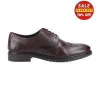 Hush Puppies Santiago Hombre Zapato Oxford Formal Moda Memoria Espuma Marrones