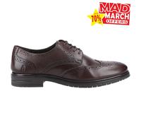 Hush Puppies Santiago Hombre Zapato Oxford Formal Moda Memoria Espuma Marrones