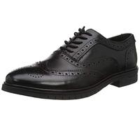 Hush Puppies Santiago, Oxford Hombre, Black, 44.5 EU