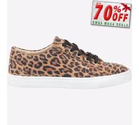 Hush Puppies Tessa Mujer Casual Confort Cuero Zapatillas Deportivas