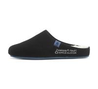 Hush Puppies The Good Slipper - Pantuflas para hombre, 90% poliéster RPET reciclado, color negro y azul, Black, 42 EU