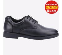Hush Puppies Tim Junior Zapatos Escolares Formales Derby Negros