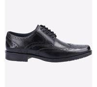 Hush Puppies Tirantes Espuma Viscoelástica Hombre Formal Cuero Oxford Negro