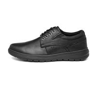 Hush Puppies Triton Lace Up, Oxford Hombre, Black, 44.5 EU