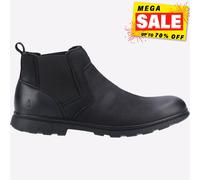 Hush Puppies Tyrone Hombre Relajado Casual Elegante Memoria Espuma Botas Negras