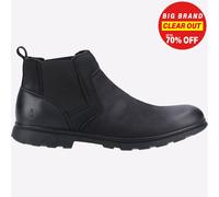 Hush Puppies Tyrone Hombre Relajado Casual Elegante Memoria Espuma Botas Negras