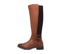 Hush Puppies Vanessa Moda para Mujer Diario Informal Pantorrilla Bota Canela