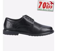 Hush Puppies Verity Mujer Chica Elegante Formal Cuero Calzado Escolar Negro