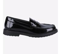 Hush Puppies Verity Zapato Mujer Chica Elegante Formal Charol Mocasines Negro