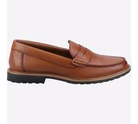 Hush Puppies Verity Zapato Mujer Chica Elegante Formal Mocasines Piel Marrón