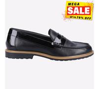Hush Puppies Verity Zapato Mujer Chica Elegante Formal Mocasines Piel Negro