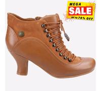 Hush Puppies Vivianna Mujer de Piel Moda Vestido Botines Marrones