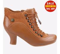 Hush Puppies Vivianna Mujer de Piel Moda Vestido Botines Marrones