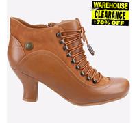 Hush Puppies Vivianna Mujer de Piel Moda Vestido Botines Marrones