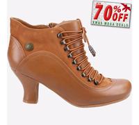 Hush Puppies Vivianna Mujer de Piel Moda Vestido Botines Marrones