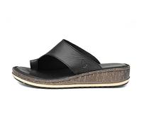 Hush Puppies Women's Elissa Toepost Sandal, Black, 40-41 EU