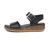 Hush Puppies Ellie Sandal, Sandalia con taln Mujer, Black, 37 EU