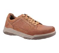 Hush Puppies Zapato de Cuero Finley con Cordones para Hombre (FS7671)